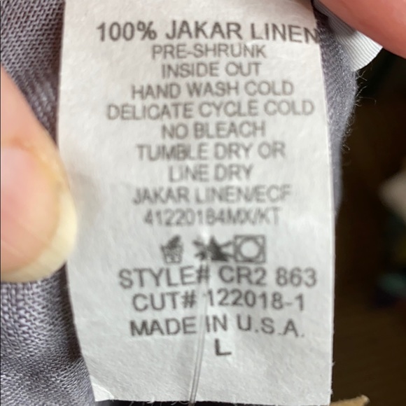 La Fixsun 100% Linen Unlined Jacket NWT - Picture 8 of 8